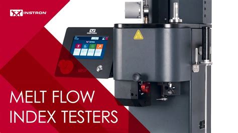 melt flow index tester instron|melt flow indicator.